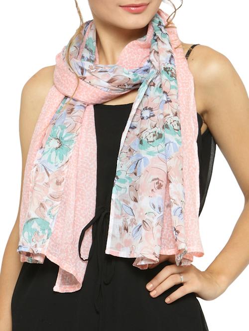 printed cotton stole - 14237328 - Very Small Image - 1