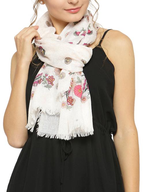 printed cotton stole - 14237331 - Very Small Image - 1
