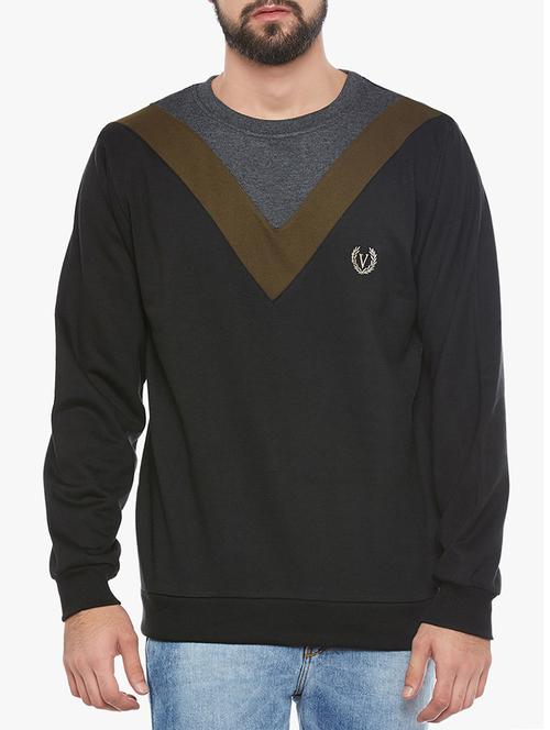 colour block fleece sweatshirt - 14238636 - Very Small Image - 1