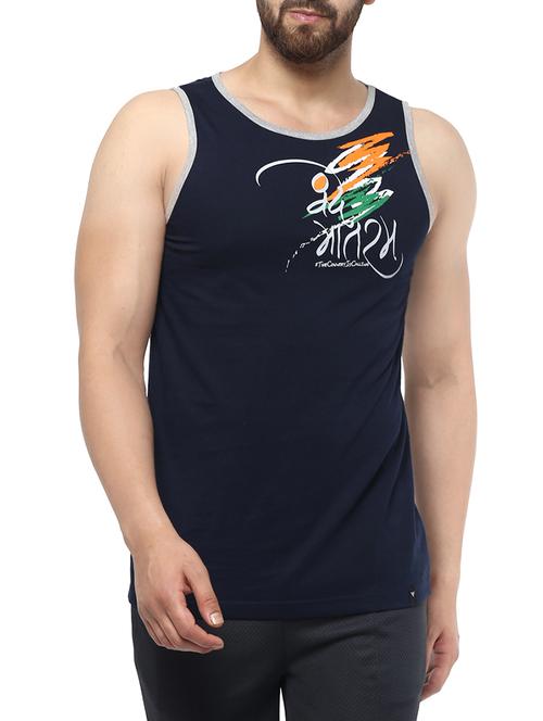 navy blue polyester vest - 14238669 - Very Small Image - 1