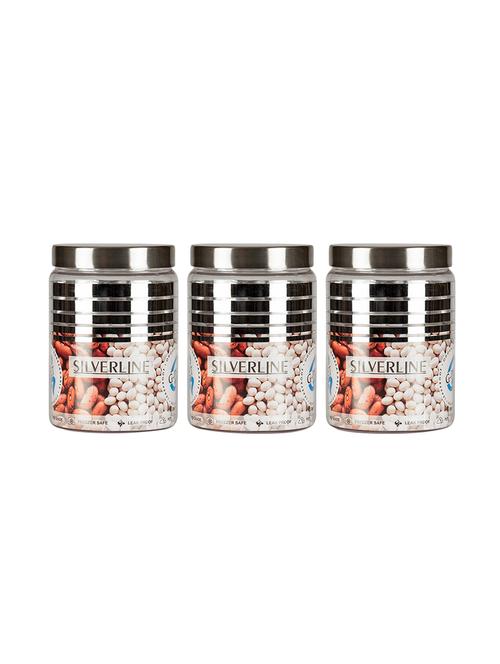 silver line container (set of 3) - 14239496 - Very Small Image - 1