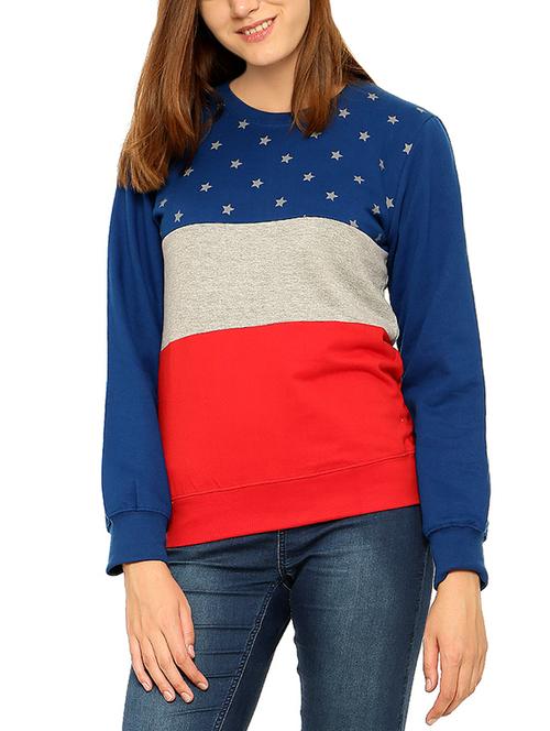 multicolored fleece sweatshirt - 14242253 - Very Small Image - 1
