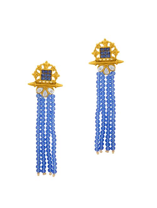 blue drop earrings - 14244114 - Very Small Image - 1