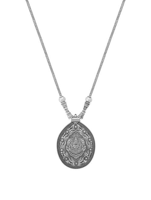 silver brass tribal necklace - 14244964 - Very Small Image - 1