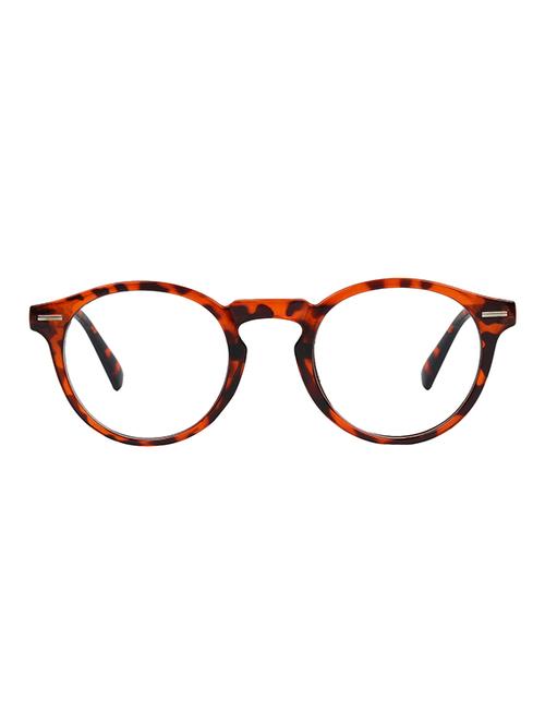 zyaden brown round unisex eyewear frame 406 - 14246755 - Very Small Image - 1