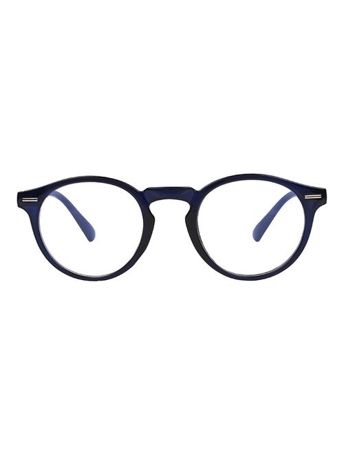 zyaden blue round unisex eyewear frame 408 - 14246757 - Very Small Image - 1