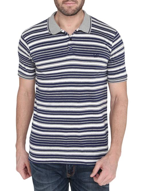 blue cotton t-shirt - 14247944 - Very Small Image - 1