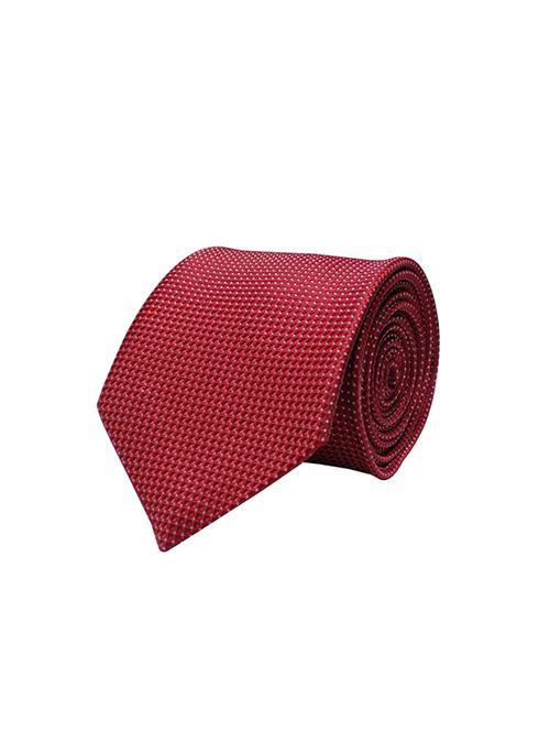 red micro fiber tie - 14248015 - Very Small Image - 1