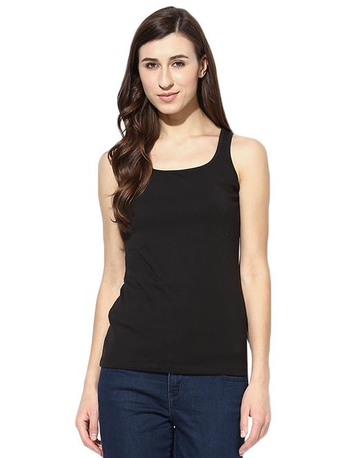 black cotton lycra tee - 14248340 - Very Small Image - 1