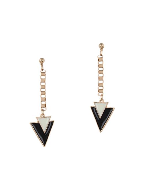 black metal drop earrings - 14248690 - Very Small Image - 1
