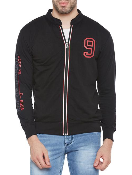 black polyester sweatshirt - 14249003 - Very Small Image - 1