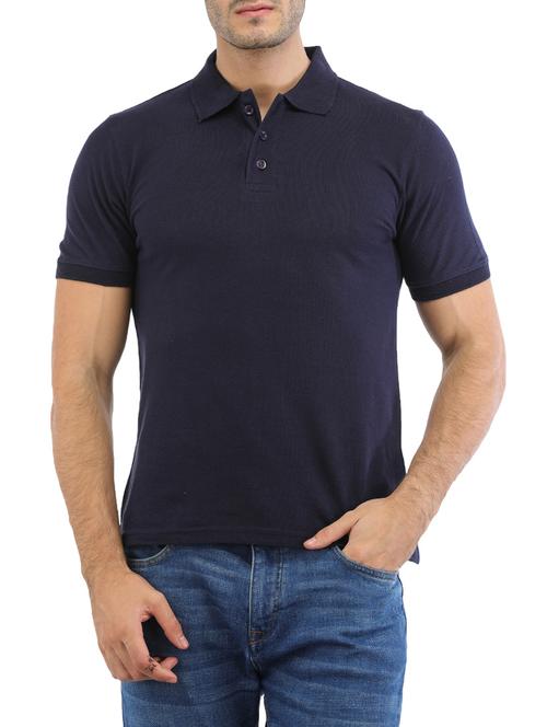 blue cotton t-shirt - 14253487 - Very Small Image - 1
