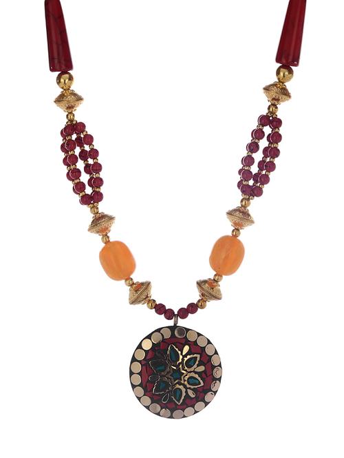 red metal necklace - 14253872 - Very Small Image - 1