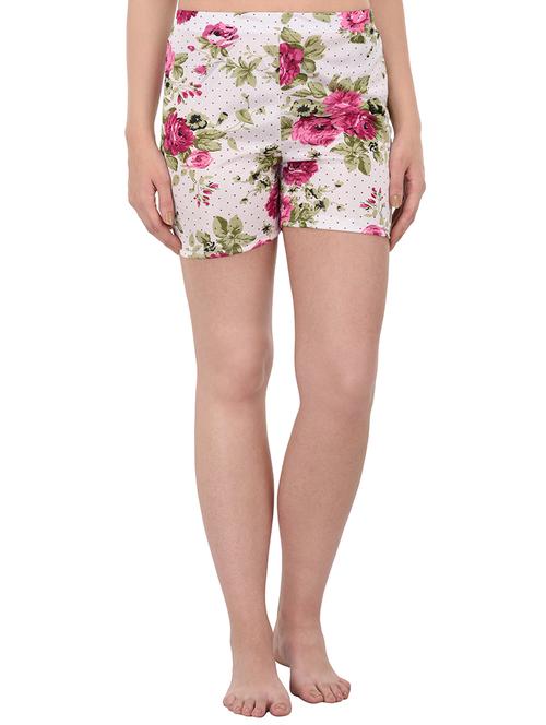 high rise floral shorts - 14254201 - Very Small Image - 1