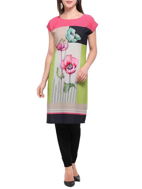 straight digital print kurta - 14264530 - Very Small Image - 1