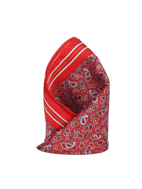 red polyester pocketsquare - 14264721 - Very Small Image - 1