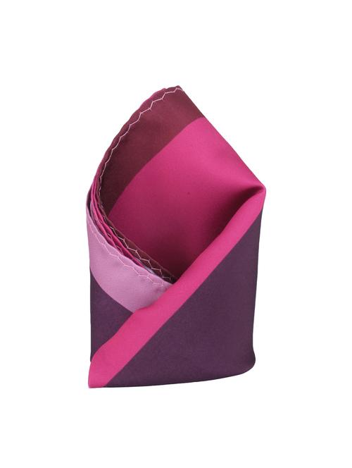 pink polyester pocketsquare - 14264780 - Very Small Image - 1