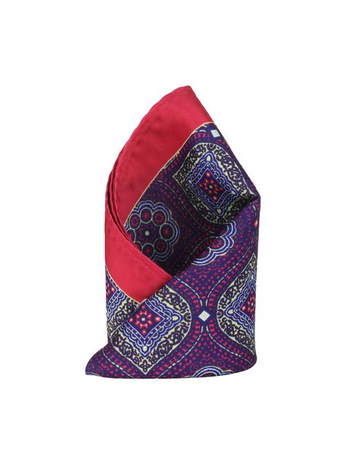 multi colored polyester pocketsquare - 14264792 - Very Small Image - 1