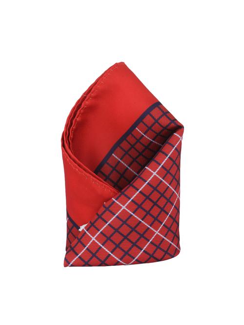 red polyester pocketsquare - 14264814 - Very Small Image - 1