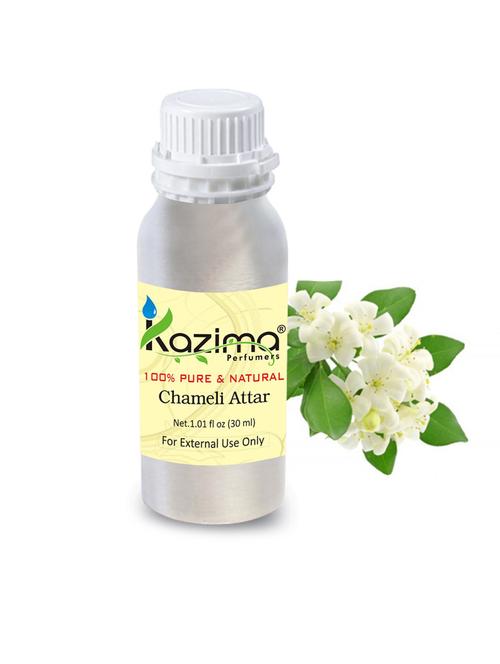 chameli attar perfume for unisex (30 ml) - pure natural undiluted (non-alcoholic) - 14265323 - Very Small Image - 1