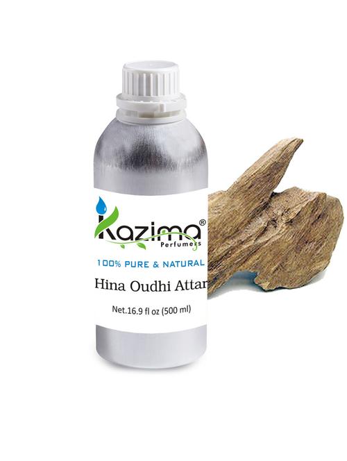hina oudhi attar perfume (500 ml) - pure natural undiluted - 14265575 - Very Small Image - 1