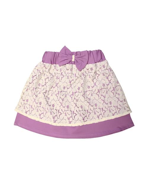 purple cotton aline skirt - 14266087 - Very Small Image - 1