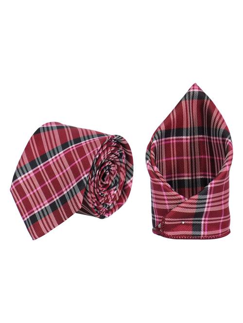 red micro fiber tie - 14267390 - Very Small Image - 1