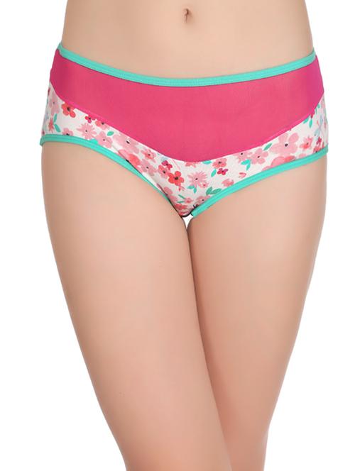 pink cotton blend hipster panty - 14267448 - Very Small Image - 1
