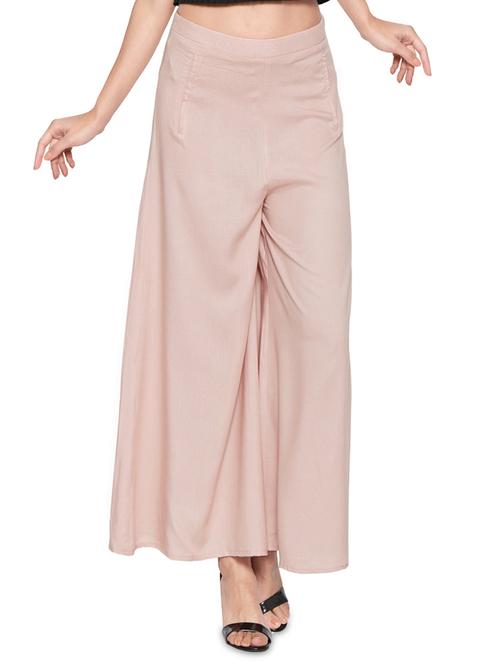 solid pink palazzo - 14267722 - Very Small Image - 1