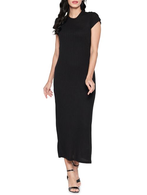 solid black maxi dress - 14267742 - Very Small Image - 1