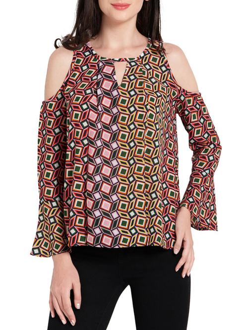 multicolored printed regular top - 14267770 - Very Small Image - 1
