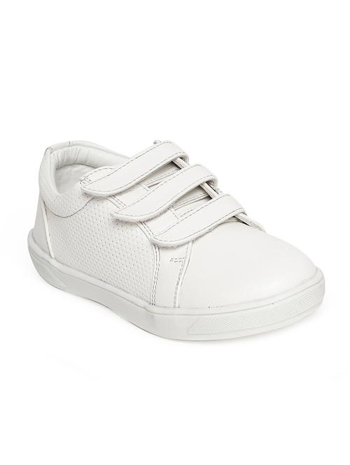 white leatherette slip on sneaker - 14268520 - Very Small Image - 1