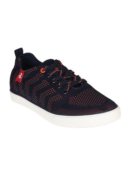 navy fabric lace up sneaker - 14268707 - Very Small Image - 1