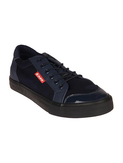 navy canvas lace up sneaker - 14268710 - Very Small Image - 1