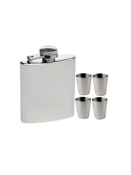hip flask 7 oz with 4 shot glasses - 14295042 - Very Small Image - 1