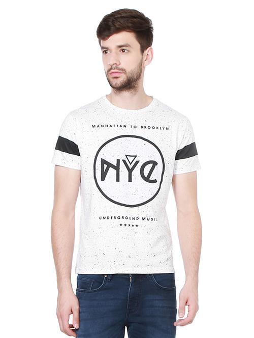white polyester t-shirt - 14316158 - Very Small Image - 1
