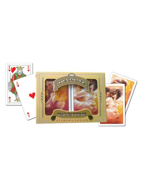 valentine bridge playing cards - ace 100% plastic - french index - 14316829 - Very Small Image - 1
