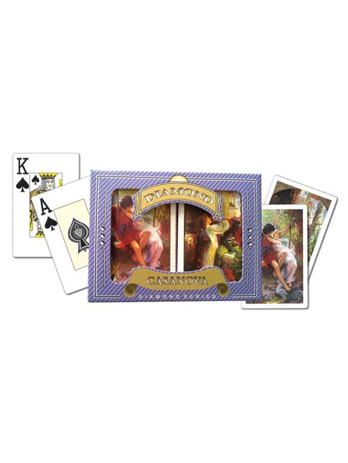 casanova bridge playing cards - ace 100% plastic - super index - 14316831 - Very Small Image - 1