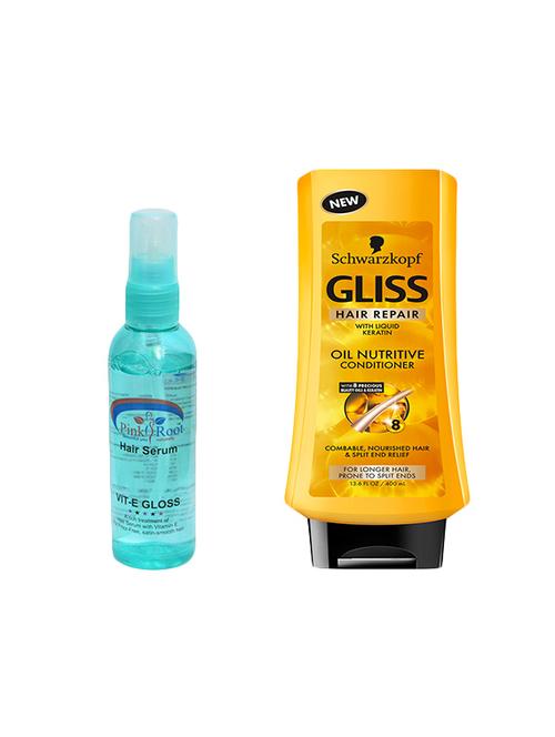 oil nutritive conditioner 400ml & serum pack of 2 - 14317924 - Very Small Image - 1