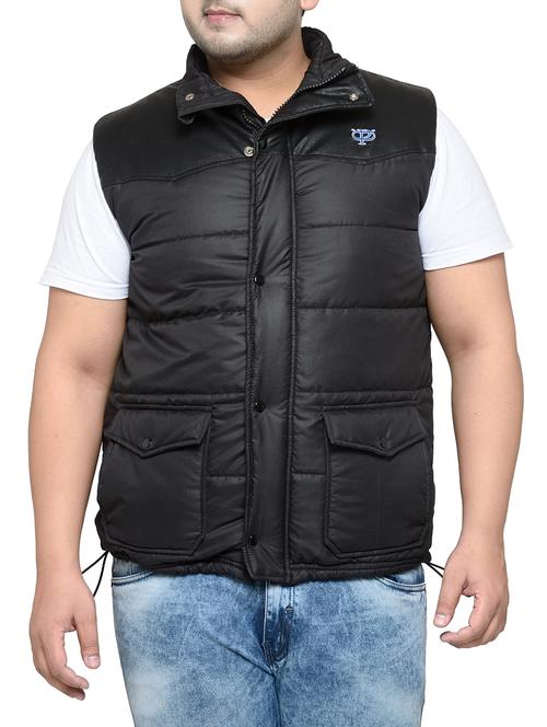 black polyester puffer jacket - 14318467 - Very Small Image - 1