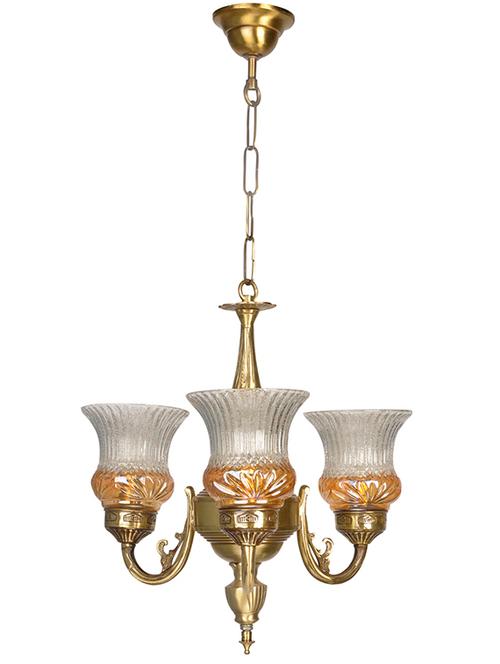 fos lighting lustrous 3 light mini antique brass chandelier - 14319089 - Very Small Image - 1