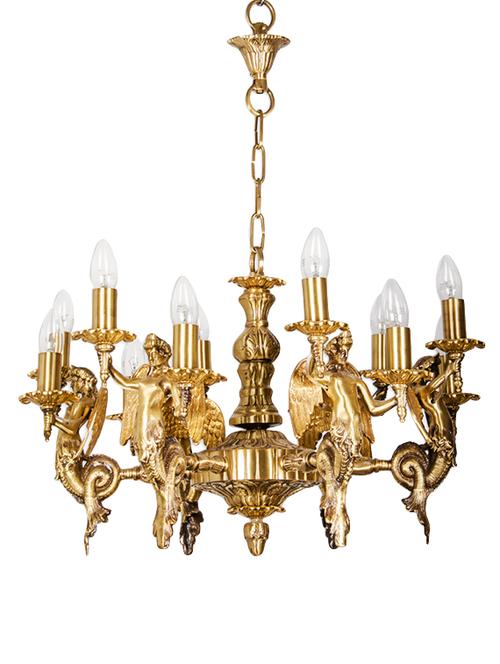 fos lighting mermaid 12 light cast brass chandelier - 14319090 - Very Small Image - 1