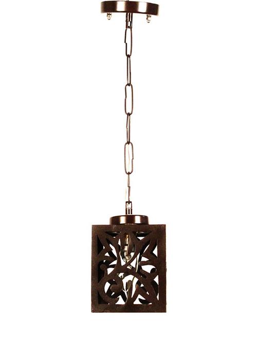 fos lighting wooden cut square mini pendant light - 14319109 - Very Small Image - 1