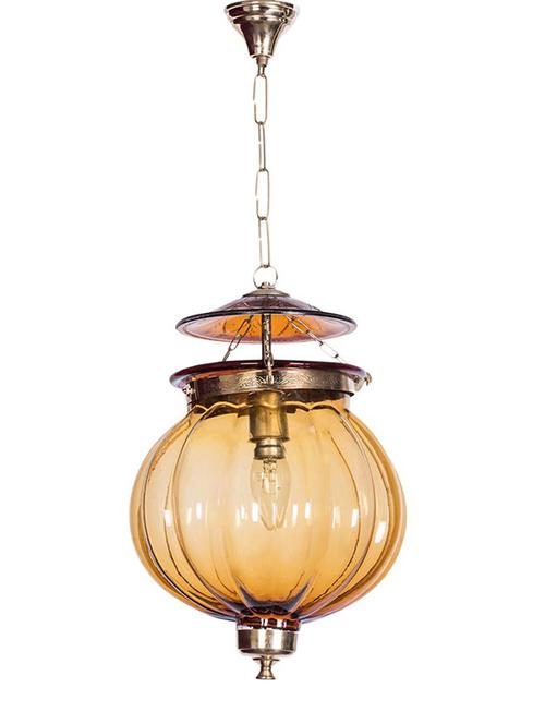 fos lighting goan melon handi lantern hanging light - amber - 14319110 - Very Small Image - 1