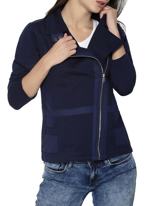 dark blue cotton jacket - 14320441 - Very Small Image - 1
