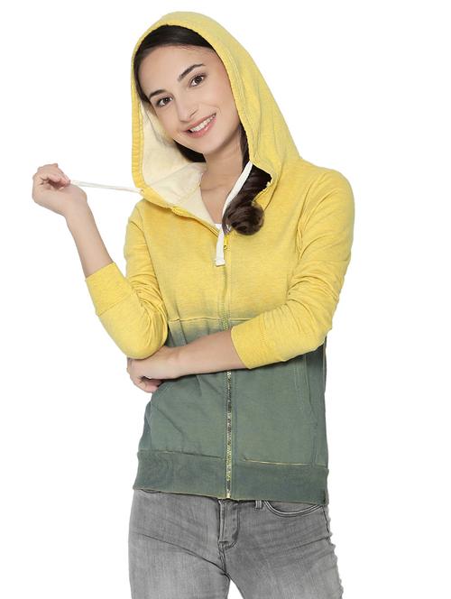long sleeved ombre hooded sweatshirt - 14320464 - Very Small Image - 1