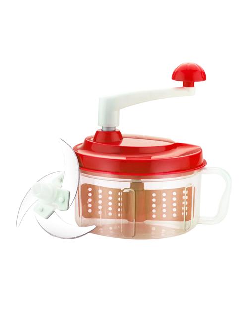 red chop n' churn multi-functional food processor for vegetable & fruit chopper - 14320503 - Very Small Image - 1