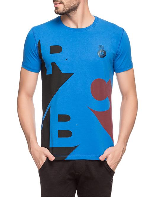 dark blue cotton t-shirt - 14321410 - Very Small Image - 1
