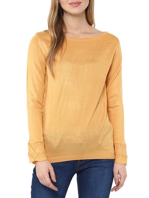 yellow woollen pullover - 14321815 - Very Small Image - 1