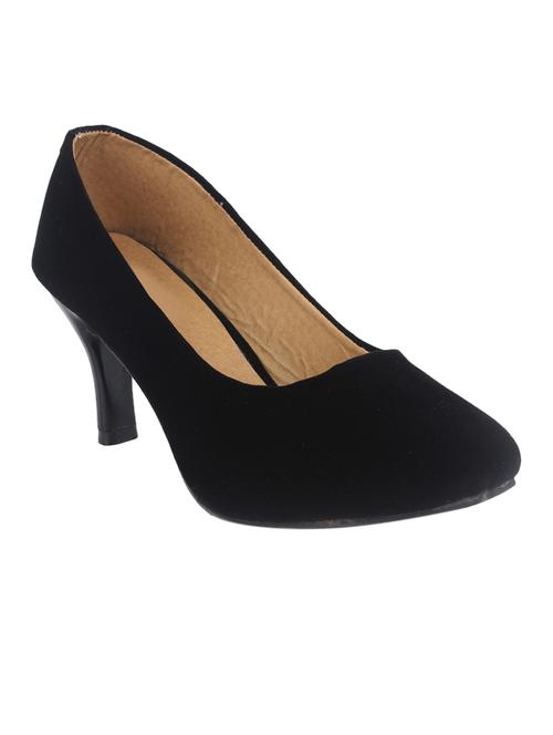 black suede slip on pumps - 14323077 - Very Small Image - 1